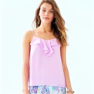 Lilly Pulitzer Karmen Cami in Lilac Freesia﻿ Tank Top Size XS